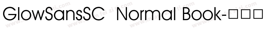 GlowSansSC  Normal Book字体转换